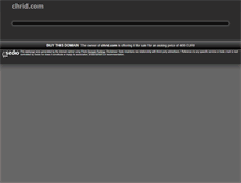 Tablet Screenshot of chrid.com